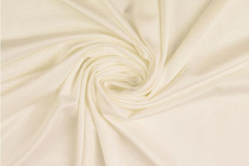 Viskose Jersey uni, naturweiß, 0,5 m